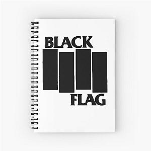 black white flag 2020 siangminggu Spiral Notebook