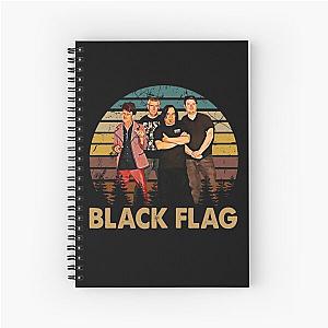 Vintage Black art members flag gift Spiral Notebook