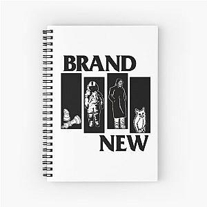 Brand New Black Flag Band Parody Crossover Spiral Notebook