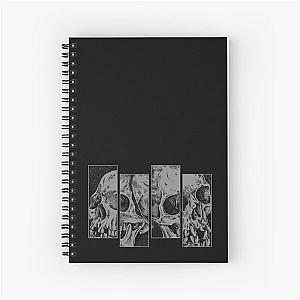 Skull black flag logo Spiral Notebook