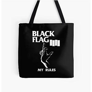 Black Flag For Fans All Over Print Tote Bag