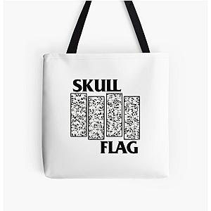 SKULL FLAG All Over Print Tote Bag