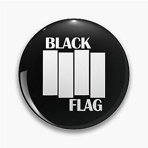 Black Flag America Rock Bands Music Black Retro Vintage Pin