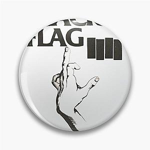 The Great Music Rock Metal Black Flag Band ivelhaf Pin