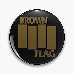 Brown Flag Pin