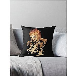 Black Myth King Throw Pillow