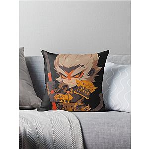 Black Myth Wukong Chibi Fanart Throw Pillow