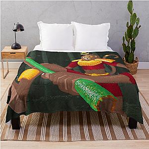 Monkey King Wukong Throw Blanket