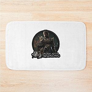 BLACK MYTH WUKONG LOGO (SUN WUKONG  THE MONKEY KING JOURNEY TO THE WEST SOULSLIKE RPG ACTION GAME) Bath Mat