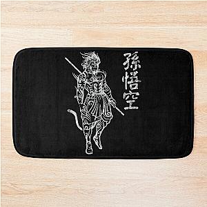 Sun Wukong Monkey King Chinese Characters Letters Classic  Bath Mat