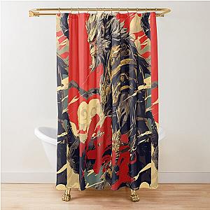 Black Myth Wukong Art Shower Curtain