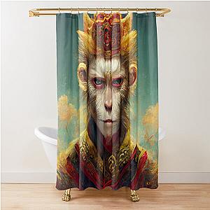 sun wukong the monkey king  Shower Curtain