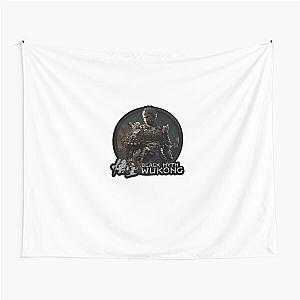 BLACK MYTH WUKONG LOGO (SUN WUKONG  THE MONKEY KING JOURNEY TO THE WEST SOULSLIKE RPG ACTION GAME) Tapestry