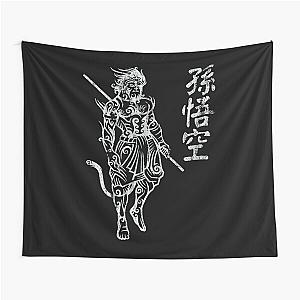 Sun Wukong Monkey King Chinese Characters Letters Classic  Tapestry