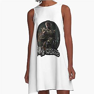 BLACK MYTH WUKONG LOGO (SUN WUKONG  THE MONKEY KING JOURNEY TO THE WEST SOULSLIKE RPG ACTION GAME) A-Line Dress