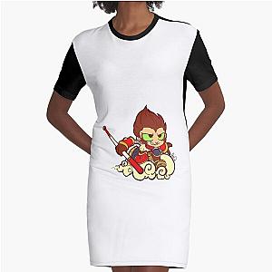 Wukong Graphic T-Shirt Dress