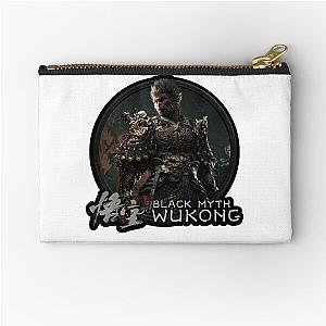 BLACK MYTH WUKONG LOGO (SUN WUKONG  THE MONKEY KING JOURNEY TO THE WEST SOULSLIKE RPG ACTION GAME) Zipper Pouch