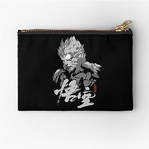 Black Myth Monkey Zipper Pouch