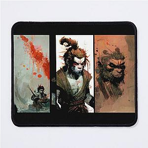 Sun Wukong meditation  Mouse Pad