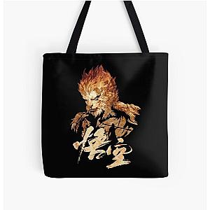 Black Myth King All Over Print Tote Bag