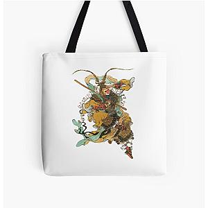 King of the Apes Sun Wukong All Over Print Tote Bag