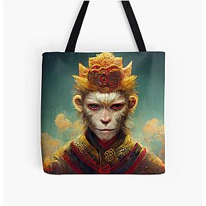 sun wukong the monkey king  All Over Print Tote Bag