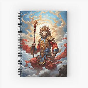 Legendary Asian Chinese Monkey King Sun Wukong Spiral Notebook