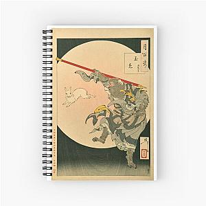 Jade Rabbit and Sun Wukong (The Monkey King). Spiral Notebook