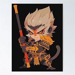 Black Myth Wukong Chibi Fanart Poster