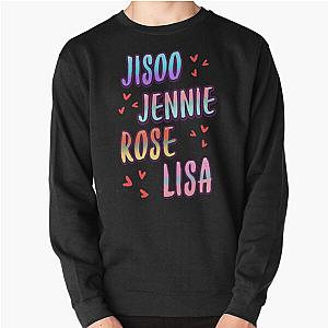 Blackpink Sweatshirts - Blackpink name Pullover Sweatshirt RB0408