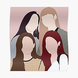 Blackpink Posters - Rose Jennie Lisa Jisoo Poster RB0408