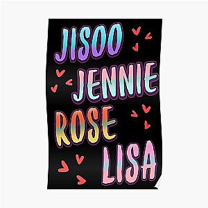 Blackpink Posters - Blackpink name Poster RB0408