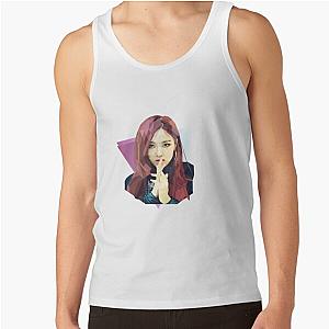 Blackpink Tank Tops - Rose (Black Pink) Tank Top RB0408