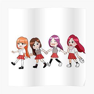 Blackpink Posters - Blackpink Chibis FanArt Poster RB0408