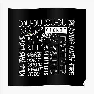Blackpink Posters - BLACKPINK SONGS Poster RB0408