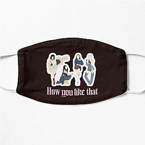 Blackpink Face Masks - Blackpink How you like that tshirt Flat Mask RB0408
