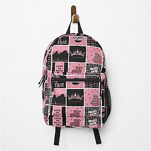 Blackpink Backpacks - BLACKPINK THE ALBUM Pattern Backpack RB0408