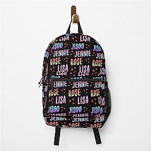 Blackpink Backpacks - Blackpink name Backpack RB0408