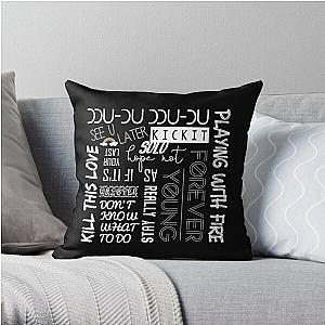 Blackpink Pillows - BLACKPINK SONGS Throw Pillow Cover RB0408