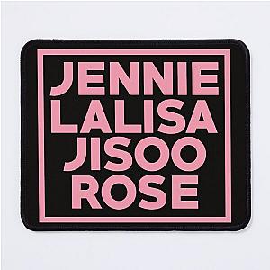 Blackpink Mouse Pads - Jennie Lisa Jisoo Rose Printed Mouse Pad