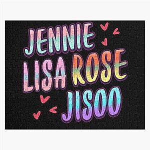 Blackpink Puzzles - Blackpink name Jigsaw Puzzle RB0408