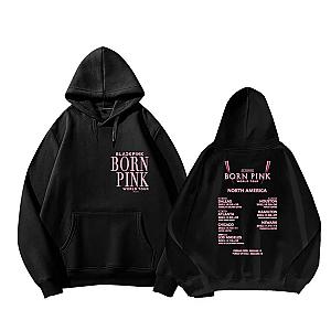 Blackpink Hooodies - New! World Tour Born Pink North America Pullover Hoodie