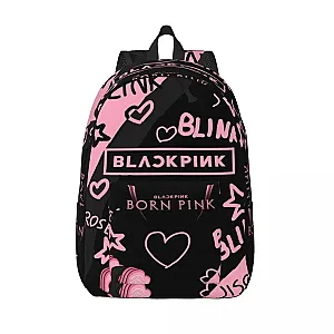 Blacked Pinked Kpop Backpack- Gift For Casual Day Backpack