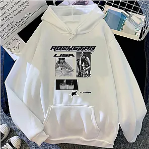 Black Pink Hoodies – Lisa Rockstar Idol Image Series Hoodies