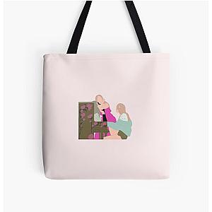 Blackpink Bags - ROSÉ ♡ PARK CHAEYOUNG On The Ground Piano Clip All Over Print Tote Bag RB0408