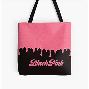 Blackpink Bags - Blackpink Ice Cream Dripping All Over Print Tote Bag RB0408