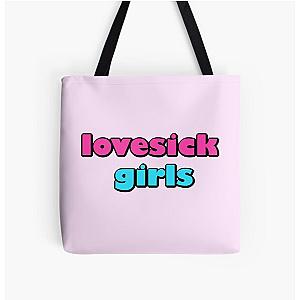 Blackpink Bags - Lovesick Girls Blackpink All Over Print Tote Bag RB0408