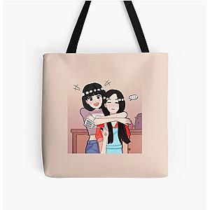 Blackpink Bags - Lisa and Jisoo All Over Print Tote Bag RB0408