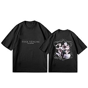 Blackpink T-shirts - New! BLACKPINK PINK VENOM Casual T-Shirt