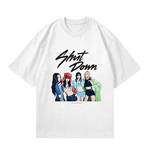 Blackpink T-shirts - New! Shut Down Blackpink Casual T-Shirt
